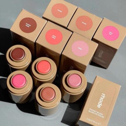 Rhode Pocket Blush – 6 Colors | Long-Lasting & Moisturizing Cream Blush
