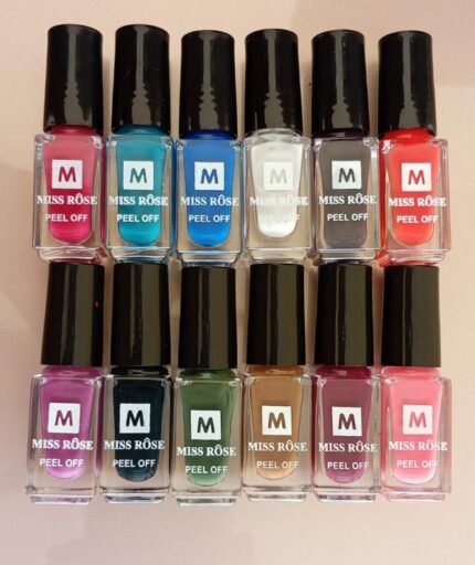 Miss Rose Peel Off Nail Polish – Long-Lasting, Random Color