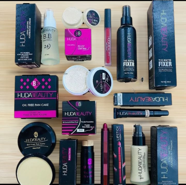 10-in-1 Huda Beauty Makeup Bundle | All-in-One Beauty Deal