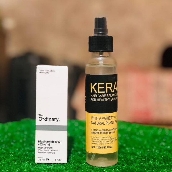 2-in-1 Keratin & Niacinamide Serum Combo for Hair & Skin