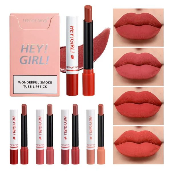 4in1 Matte Lipstick Set – Long Lasting, Non-Sticky Gloss