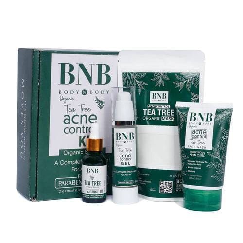 BNB Acne Control Tea Tree Facial Kit – 4 in 1 Glow Care