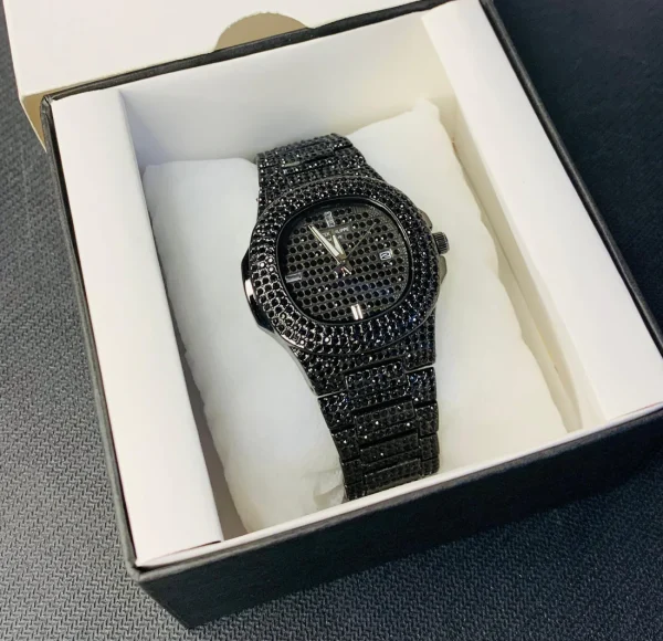 Iced Out Chain Watch for Men – Luxury Style & Function